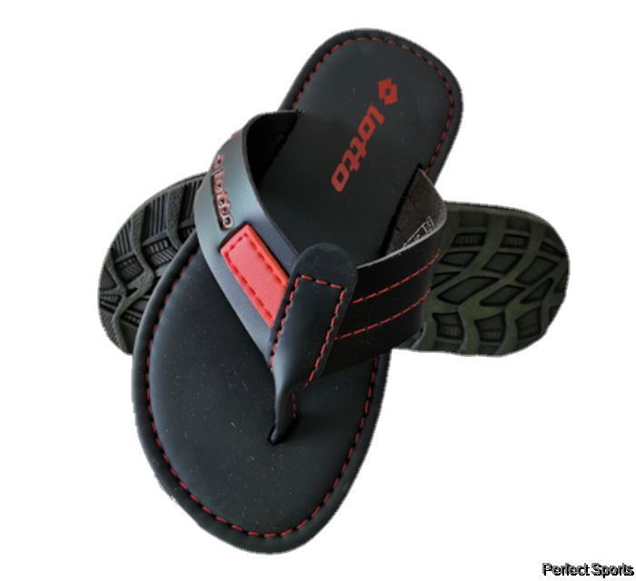 lotto printed sling black sports sandals