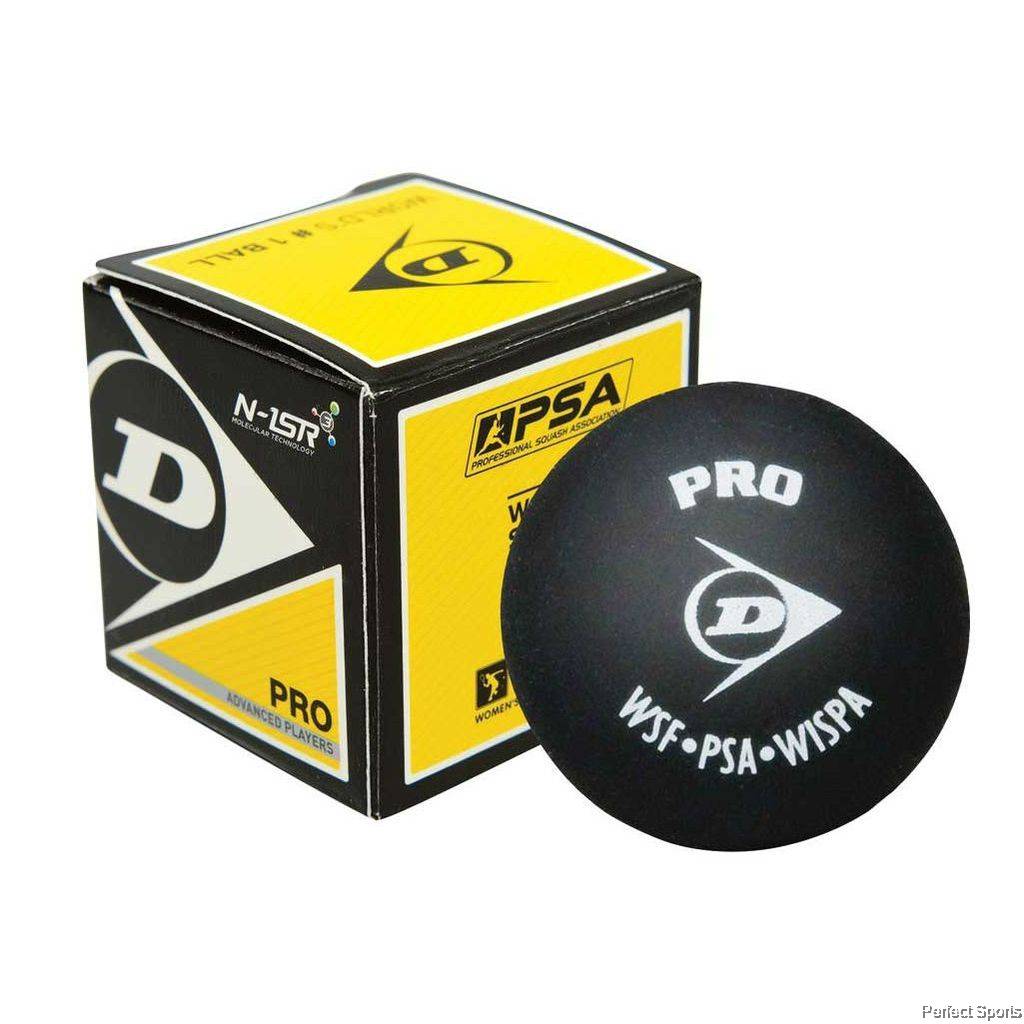Dunlop Squash Balls (Double Dots) [100 Genuine]