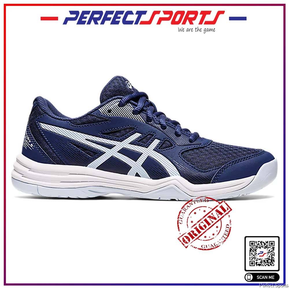 Asics Upcourt 5 (Women) Dark Blue/White Court Shoe