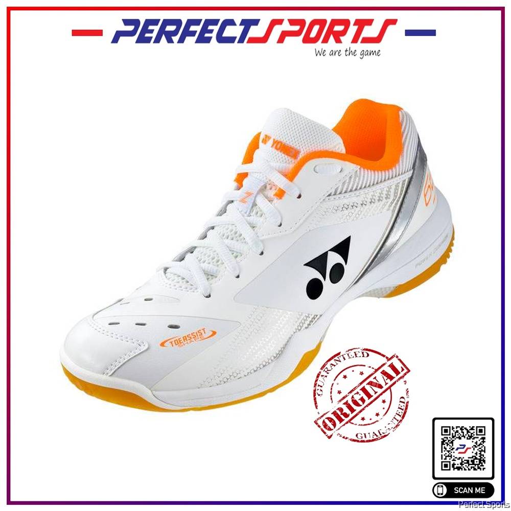 Yonex Power Cushion 65 Z 3 WIDE White/Orange MEN'S Badminton Shoe
