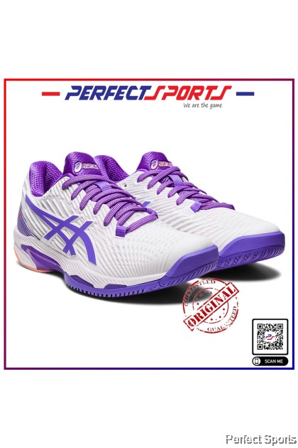 Asics Solution Speed FF 2 (Women) White/Amethyst Tennis Shoe