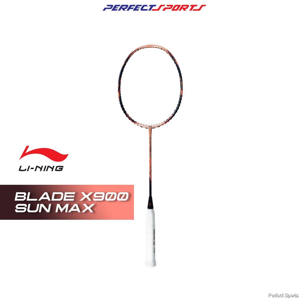 Free String + Grip + Cover] LiNing Bladex 900 Sun Max Badminton Racket