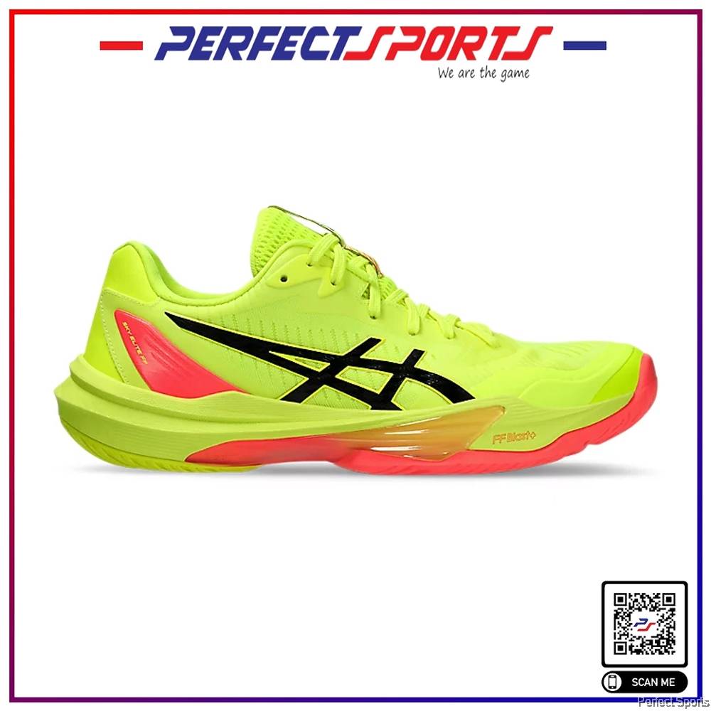 ASICS SKY ELITE FF 3 PARIS Women's Volleyball Shoes SAFETY YELLOW