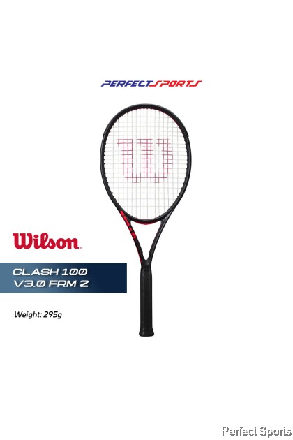 ウィルソン クラッシュ100 v3 グリップ2 [Free String + Grip] WILSON