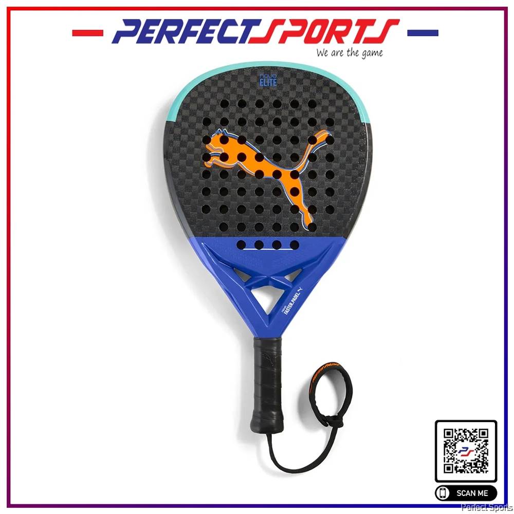 PUMA NOVA PADEL ELITE Power Padel Racket Black/Vivid Blue