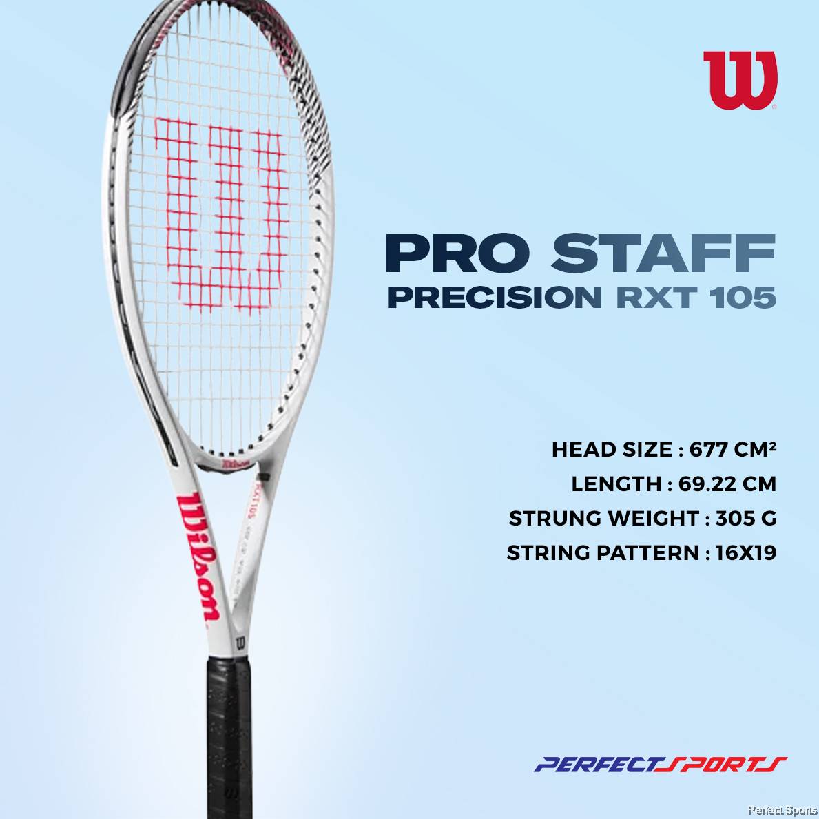 Free String + Grip] Wilson PRO STAFF PRECISION RXT 105 GRIP2 289G
