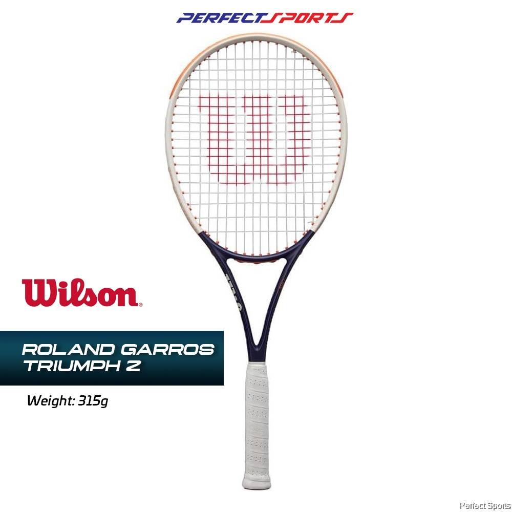 [Free String + Grip] Wilson Roland Garros Triumph Recreational Tennis ...