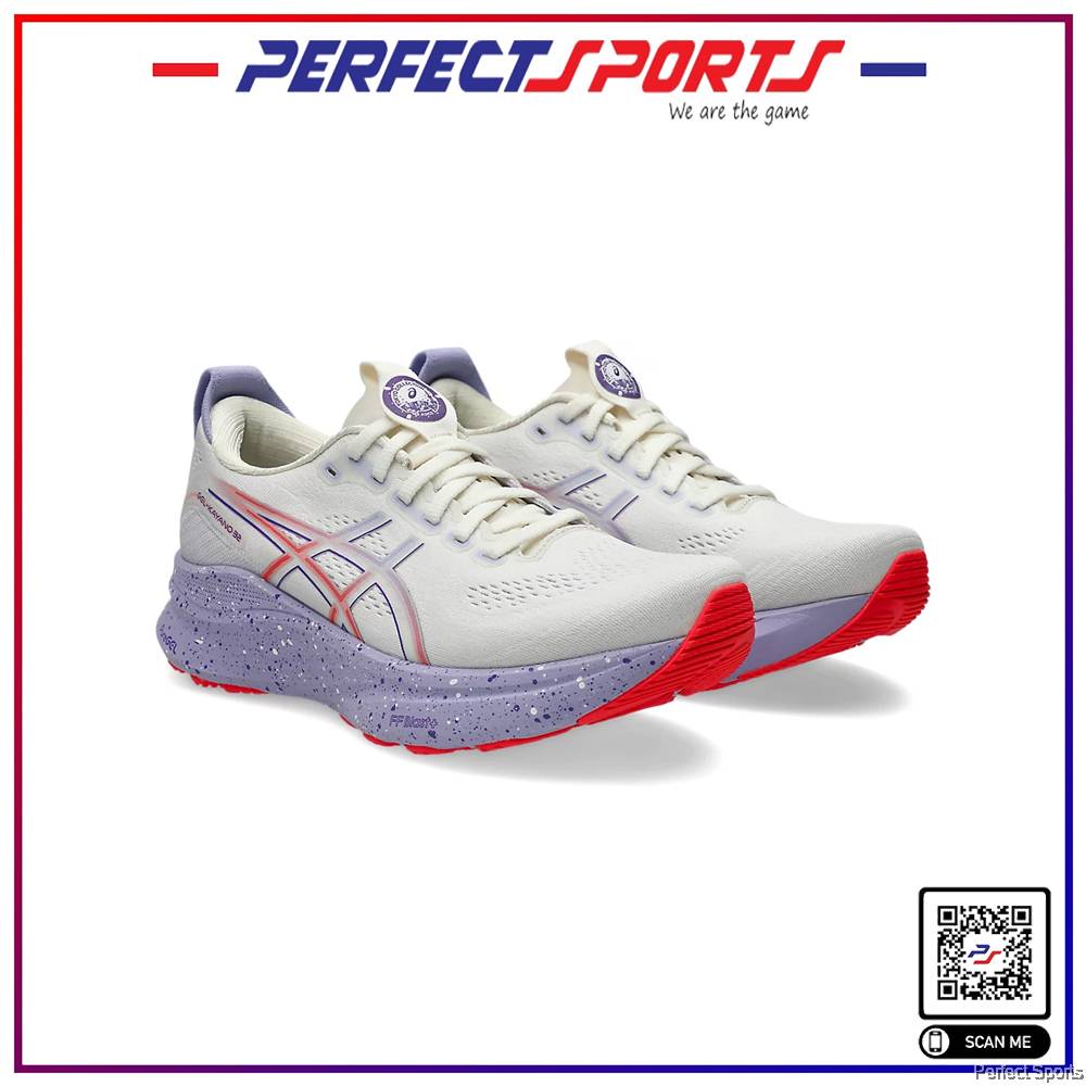 ASICS GEL-KAYANO 32 TOKYO Womens Running Shoes CREAM/EDO PURPLE