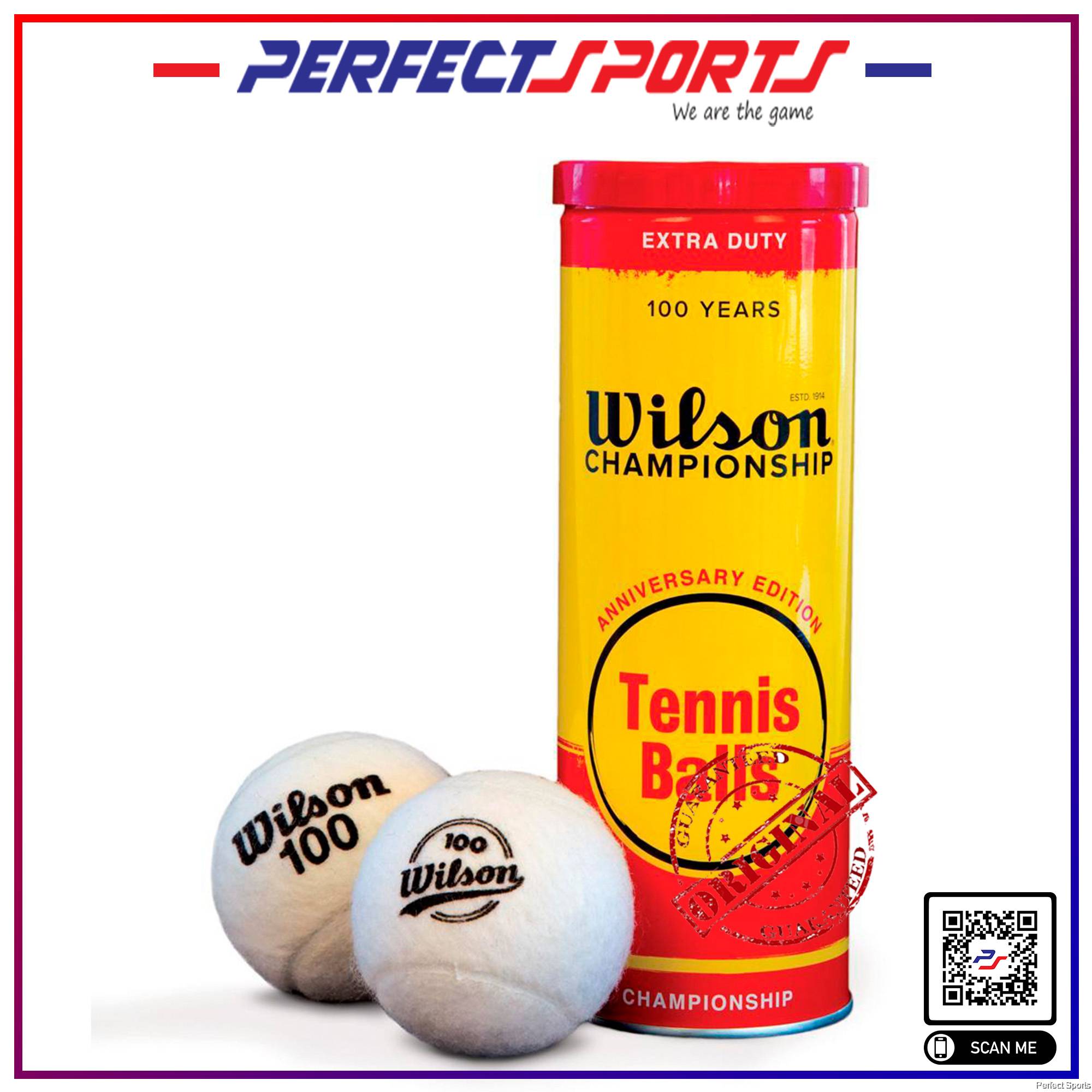Perfect Sports Tennis Nuts Wilson Championship (100 Year Edition