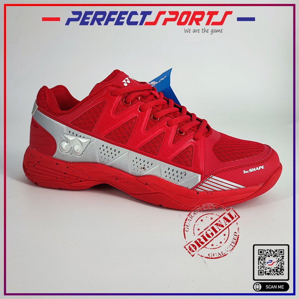 Yonex Badminton Shoes Skill (Unisex) Red/Silver