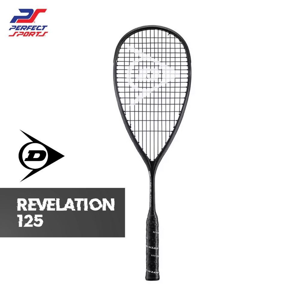 Squash Racket Rev DUNLOP REVELATION 125 SQUASH RACKET