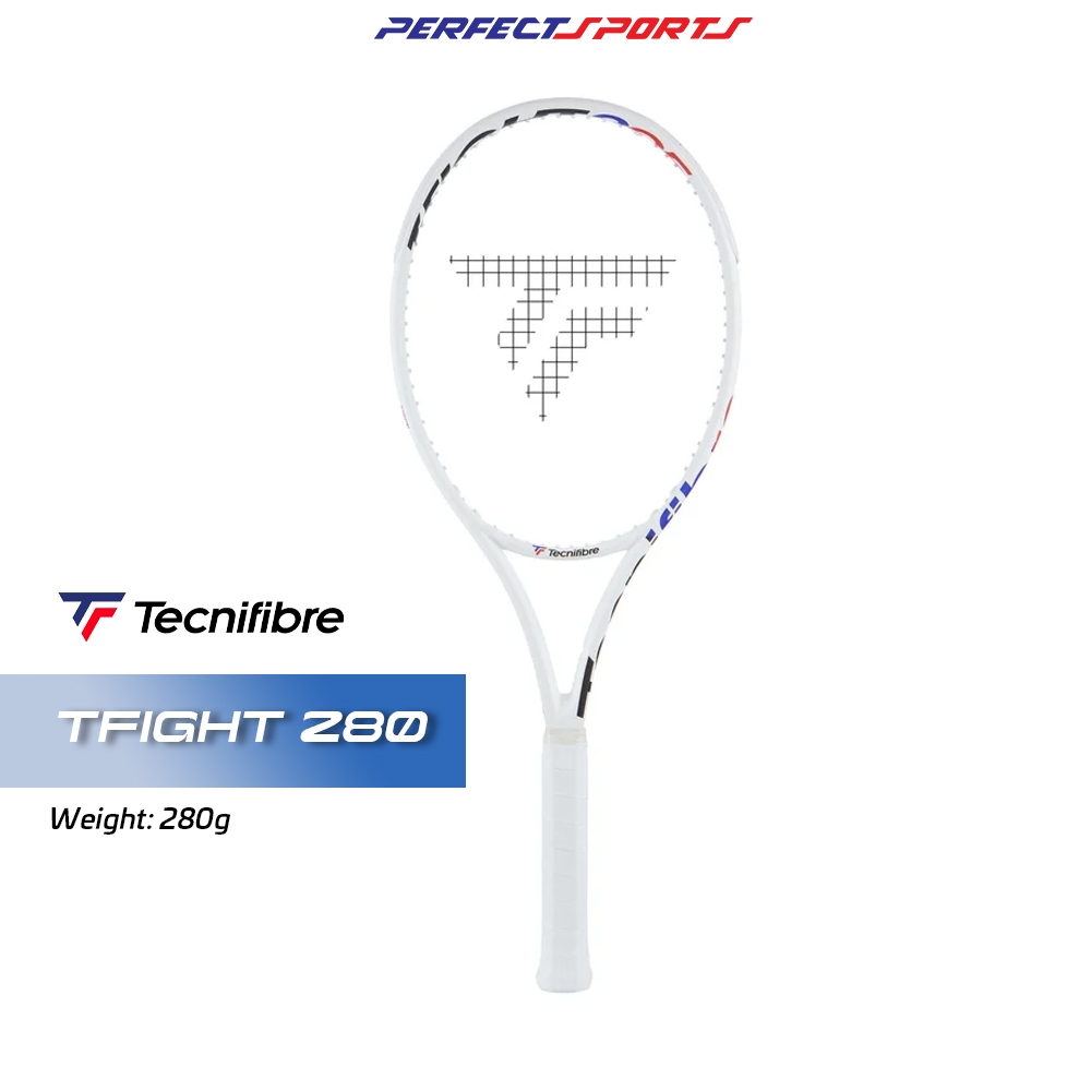 [Free String + Grip] TECNIFIBRE TFIGHT 280 TENNIS RACKET (280G) GRIP 1